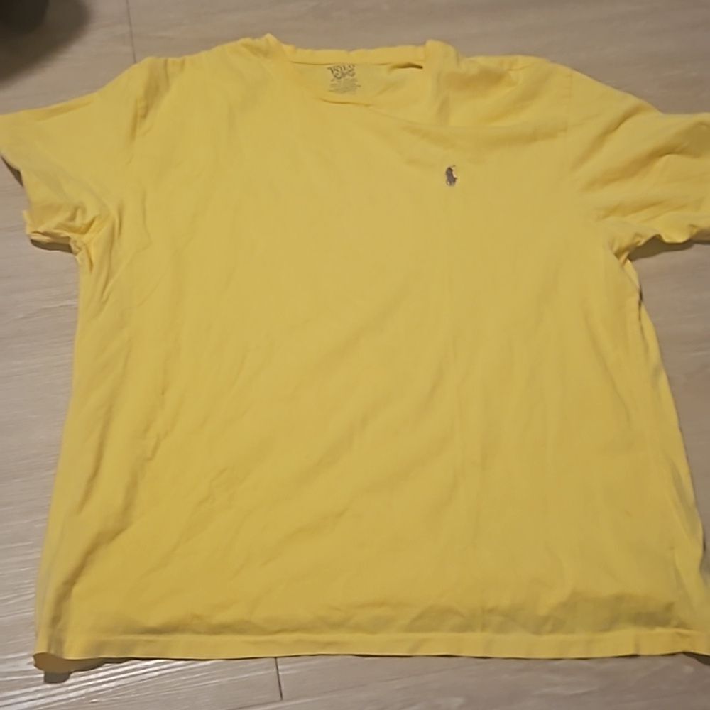 Vintage Polo Ralph Lauren yellow t shirt